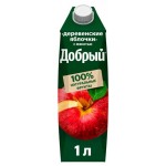 Нектар Добрый Деревенские яблочки, 1 л (kastd)