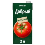 Сок Добрый Томат, 2 л (kastd)