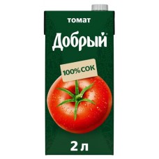 Сок Добрый Томат, 2 л (kastd) в магазинах Ашан