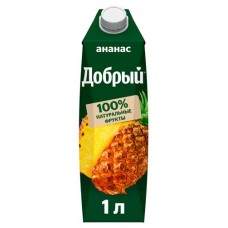 Нектар Добрый Ананасовый, 1 л (kastd) в магазинах Ашан