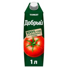 Сок Добрый Томат, 1 л (kastd) в магазинах Ашан