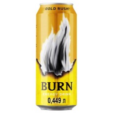 Напиток энергетический Burn Gold Rush, 0,449л (kastd) в магазинах Ашан