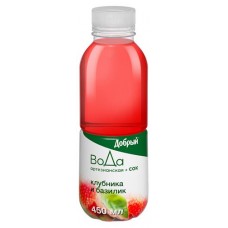 Напиток сокосодержащий Добрый с клубникой и базиликом, 0,45 л (kastd) в магазинах Ашан