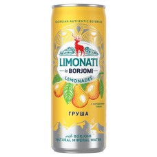 Напиток газированный Borjomi Груша, 0,33 мл (kastd) в магазинах Ашан