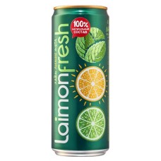 Напиток газированный Laimon fresh лайм-лимон-мята, 330 мл (kastd) в магазинах Ашан
