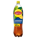Чай черный Lipton лимон, 1,5л (kastd) Чай черный Lipton лимон, 1,5л (kastd)