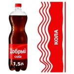 Напиток газированный Добрый Cola, 1,5 л (kastd) Напиток газированный Добрый Cola, 1,5 л (kastd)