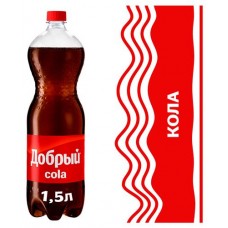 Напиток газированный Добрый Cola, 1,5 л (kastd) в магазинах Ашан