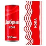 Напиток газированный Добрый Cola, 330 мл (kastd) Напиток газированный Добрый Cola, 330 мл (kastd)