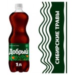 Напиток газированный Добрый Сибирские травы, 1 л (kastd) Напиток газированный Добрый Сибирские травы, 1 л (kastd)