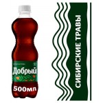 Напиток газированный Добрый Сибирские травы, 500 мл (kastd) Напиток газированный Добрый Сибирские травы, 500 мл (kastd)