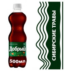 Напиток газированный Добрый Сибирские травы, 500 мл (kastd) в магазинах Ашан