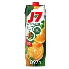 Сок апельсиновый J7 с мякотью, 970 мл (kastd) в магазинах Ашан