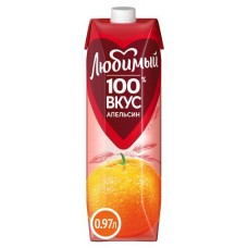 Нектар апельсиновый Любимый с мякотью, 970 мл (kastd) в магазинах Ашан