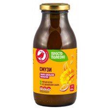 Смузи АШАН Красная птица Манго-Апельсин-Маракуйя, 300 мл (kastd) в магазинах Ашан