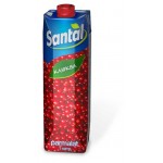 Нектар клюквенный Santal, 1 л (kastd)