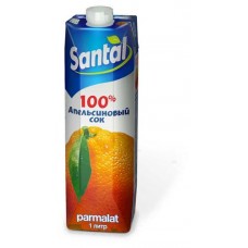 Сок апельсиновый Santal без сахара, 1 л (kastd) в магазинах Ашан