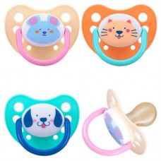 Соска-пустышка Курносики ортодонтическая латексная с рождения (kastd) в магазинах Ашан