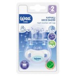 Пустышка ортодонтическая Wee Baby ночная силиконовая с колпачком от 6 до 18 мес., 1 шт (kastd) Пустышка ортодонтическая Wee Baby ночная силиконовая с колпачком от 6 до 18 мес., 1 шт (kastd)