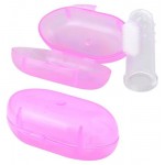 Зубная щетка детская Мультидом Трейдинг для первых зубов в контейнере для хранения, 1 шт (kastd)