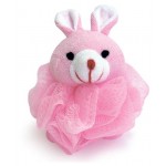 Мочалка для тела детская Сказка в форме животных, 1 шт (kastd)