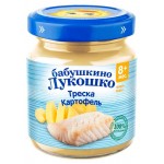 Пюре Бабушкино Лукошко Треска с картофелем с 8 мес., 100 г (kastd)