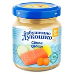 Пюре Бабушкино Лукошко Сёмга с овощами с 8 мес., 100 г (kastd)