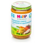 Пюре HiPP Нежные овощи с лапшой и цыпленком с 12 мес., 220 г (kastd)