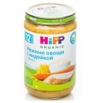 Пюре HiPP Нежные овощи с индейкой с 12 мес., 220 г (kastd)