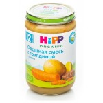 Пюре HiPP Овощная смесь с говядиной, 220 г (kastd)