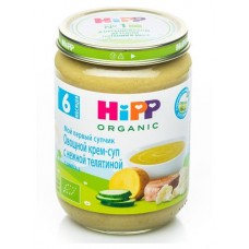 Крем-суп овощной HiPP с нежной телятиной с 6 мес., 190 г (kastd) в магазинах Ашан