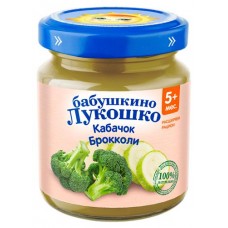 Пюре Бабушкино Лукошко кабачок брокколи с 5 мес., 100 г (kastd) в магазинах Ашан