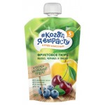 Пюре #Когда я вырасту яблоко, черника и вишня с 5 мес., 220 г (kastd)