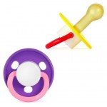 Пустышка Пома латексная круглой формы с 4 мес, 1 шт (kastd) Пустышка Пома латексная круглой формы с 4 мес, 1 шт (kastd)