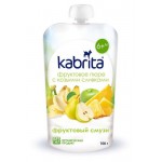Пюре фруктовое Kabrita с козьими сливками Фруктовый смузи 6 +, 100 г (kastd)