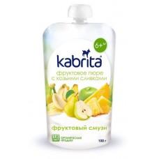 Пюре фруктовое Kabrita с козьими сливками Фруктовый смузи 6 +, 100 г (kastd) в магазинах Ашан