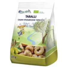 Сушки итальянские Таралли Fleur Alpine на оливковом масле первого холодного отжима для всей семьи, 125 г (kastd) в магазинах Ашан