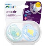 Пустышка с рисунком Philips Avent ultra air SCF344/20 для мальчиков, в комплекте с футляром для хранения и стерилизации, 2 шт, 0-6 мес, (kastd) Пустышка с рисунком Philips Avent ultra air SCF344/20 для мальчиков, в комплекте с футляром для хранения и стерилизации, 2 шт, 0-6 мес, (kastd)