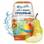 Сок прямого отжима с природной родниковой водой Fleur Alpine грушевый, с 8 месяцев, 200 мл (kastd) Сок прямого отжима с природной родниковой водой Fleur Alpine грушевый, с 8 месяцев, 200 мл (kastd)