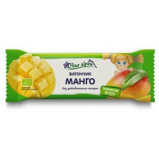 Батончик Тропический Fleur Alpine Манго, для всей семьи, 20 г (kastd) в магазинах Ашан