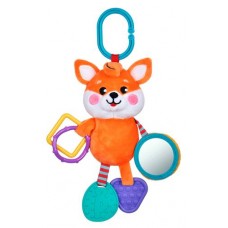 Подвеска с силиконовым прорезывателем и зеркальцем Жирафики, в ассортименте (kastd) в магазинах Ашан