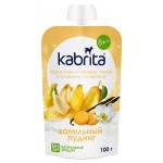 Пюре Kabrita Фруктово-злаковое с козьими сливками Ванильный пудинг с 8 мес., 100 г (kastd)