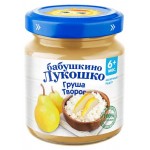 Пюре Бабушкино Лукошко Груша творог с 6 мес., 100 г (kastd)