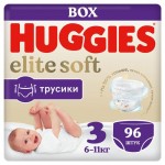 Подгузники-трусики Huggies Elite Soft 3 6-11 кг, 96 шт (kastd)