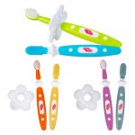 Набор щеток ПоМа для ухода за полостью рта с 4 мес, 2 шт (kastd)