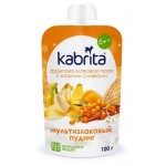 Пюре Kabrita Мультизлаковый пудинг с козьими сливками с 6 мес, 100 г (kastd)