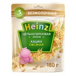 Кашка безмолочная Heinz цельнозерновая овсяная 5 мес., 180 г (kastd)