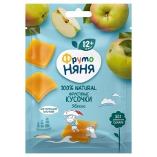 Кусочки фруктовые ФрутоНяня Яблоко с 12 мес., 53 г (kastd) в магазинах Ашан