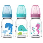 Бутылочка Canpol Babies Love&Sea с узким горлышком с 3 месяцев, 120 мл (kastd)