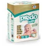Подгузники Predo Baby Ė2 3-6 кг, 12 шт (kastd) Подгузники Predo Baby Ė2 3-6 кг, 12 шт (kastd)